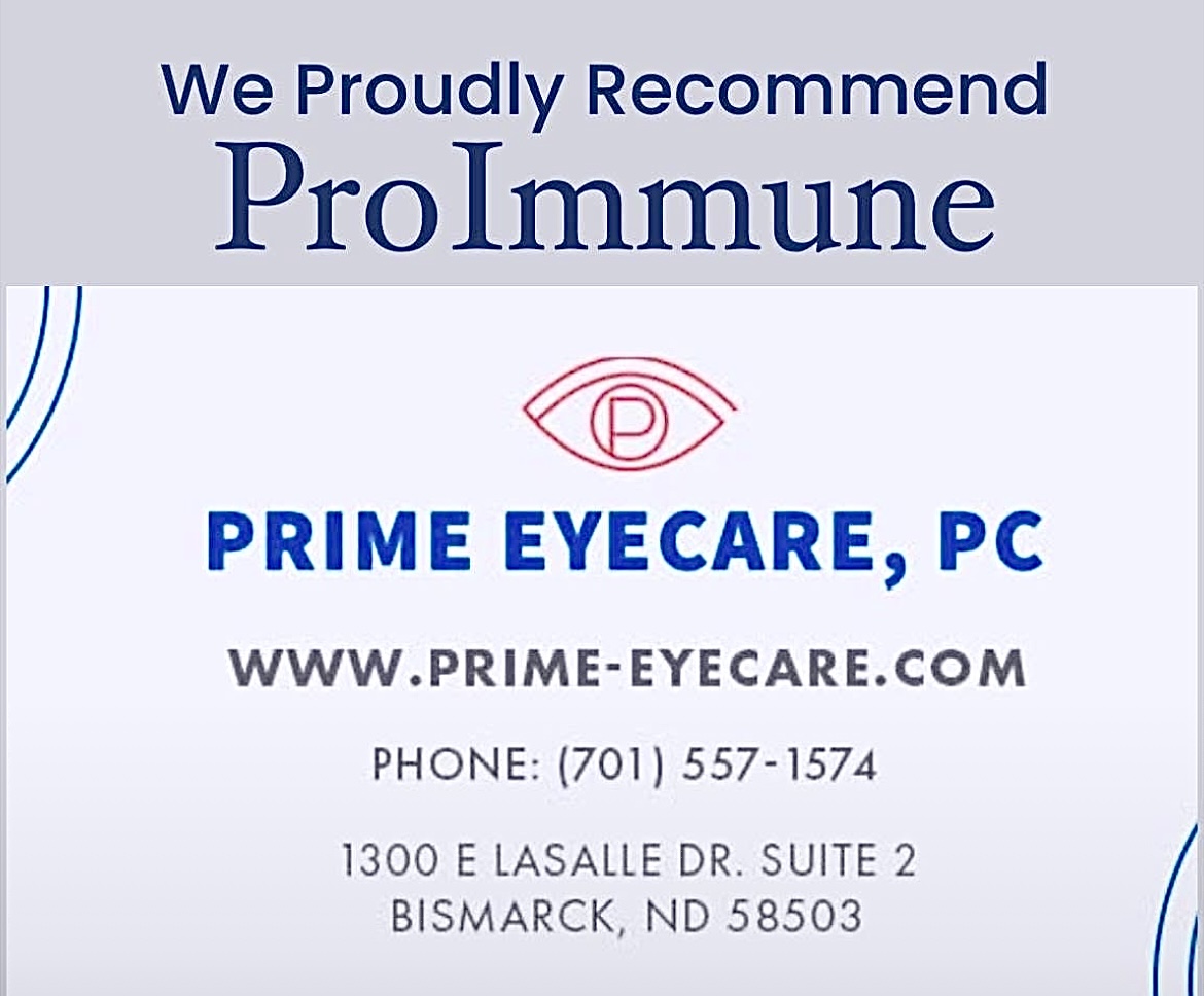 Prime Eyecare recommends ProImmune