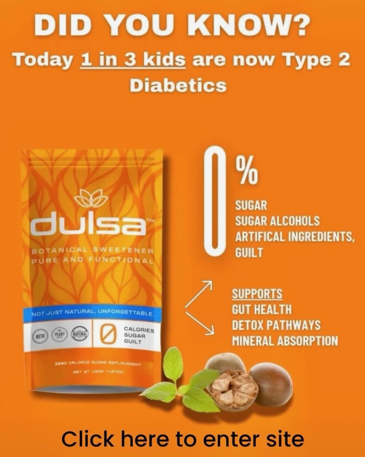 Dulsa Botanical Sweetener - Zero Sugar, Supports Gut Health, Detox Pathways, Mineral Absorption